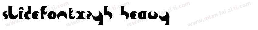 SlidefontXZYH Heavy字体转换